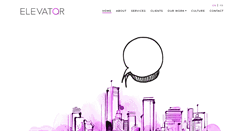 Desktop Screenshot of elevatorinc.com