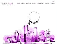 Tablet Screenshot of elevatorinc.com